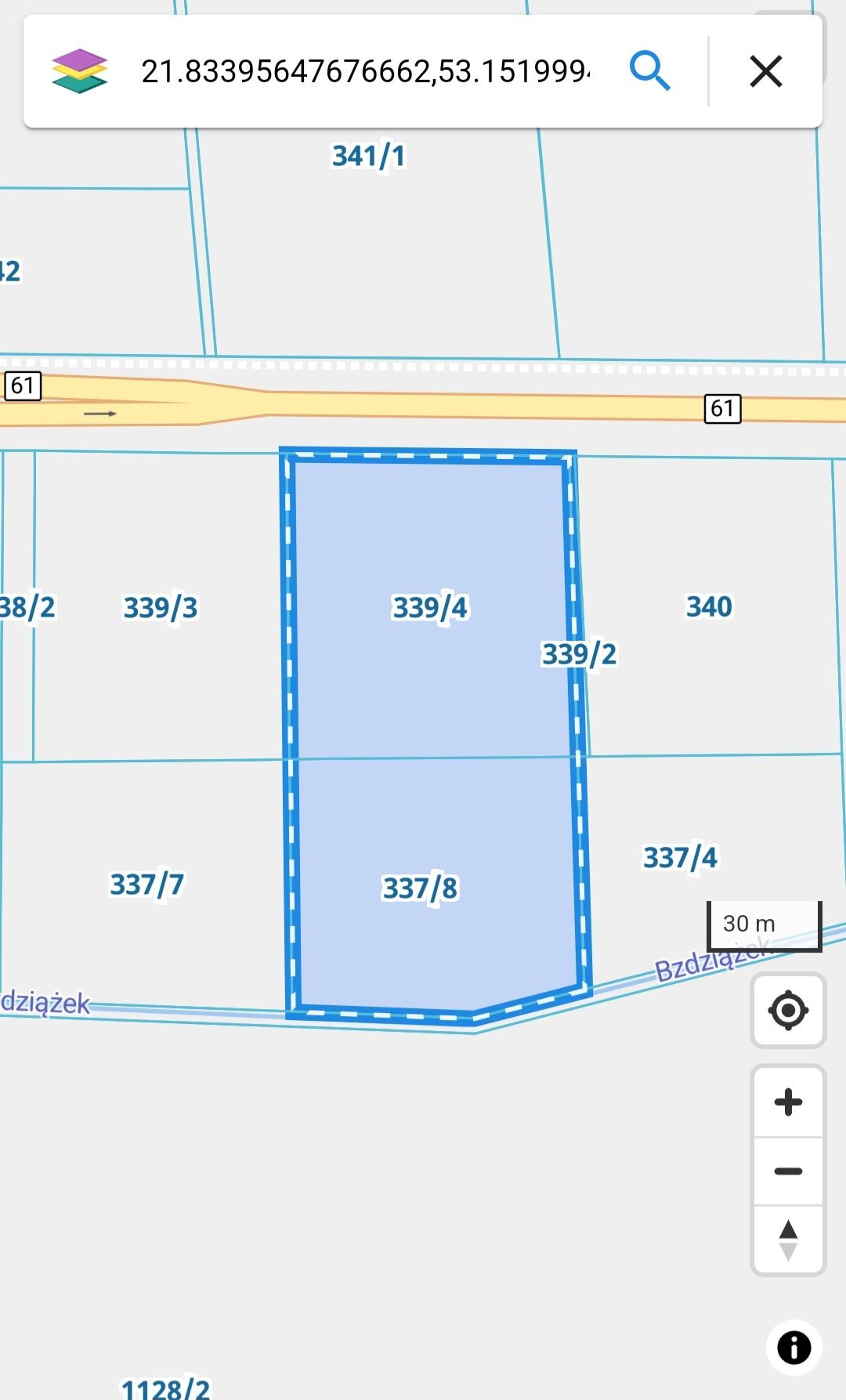 Sprzedam grunty inwestycyjne 1,06 ha