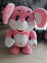 Детская мягкая игрушка мышка цвет розовый