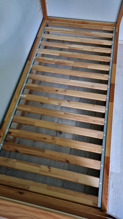 Łóżko IKEA Kura i baldachim