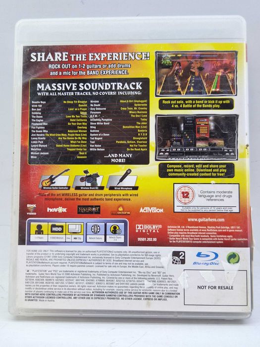 Gra PS3: Guitar Hero: World Tour