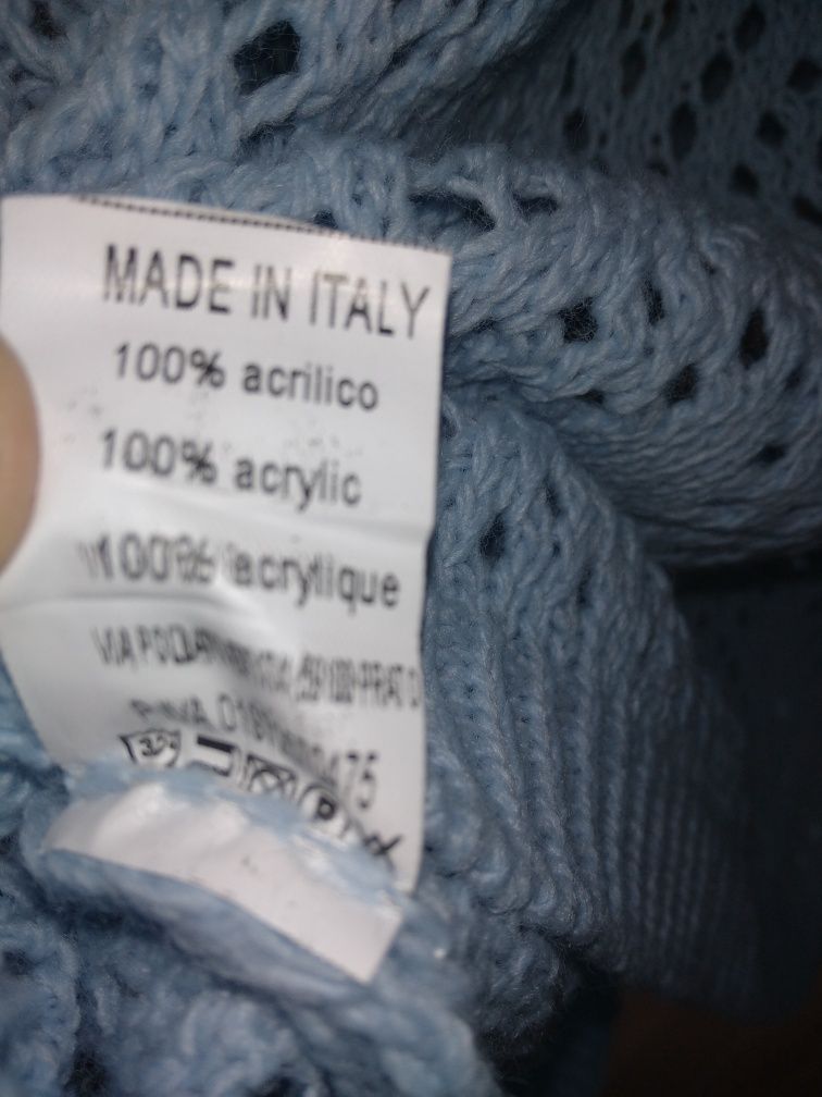 Nowy sweterek łódka nietoperz Made in Italy rozmiar uniwersalny