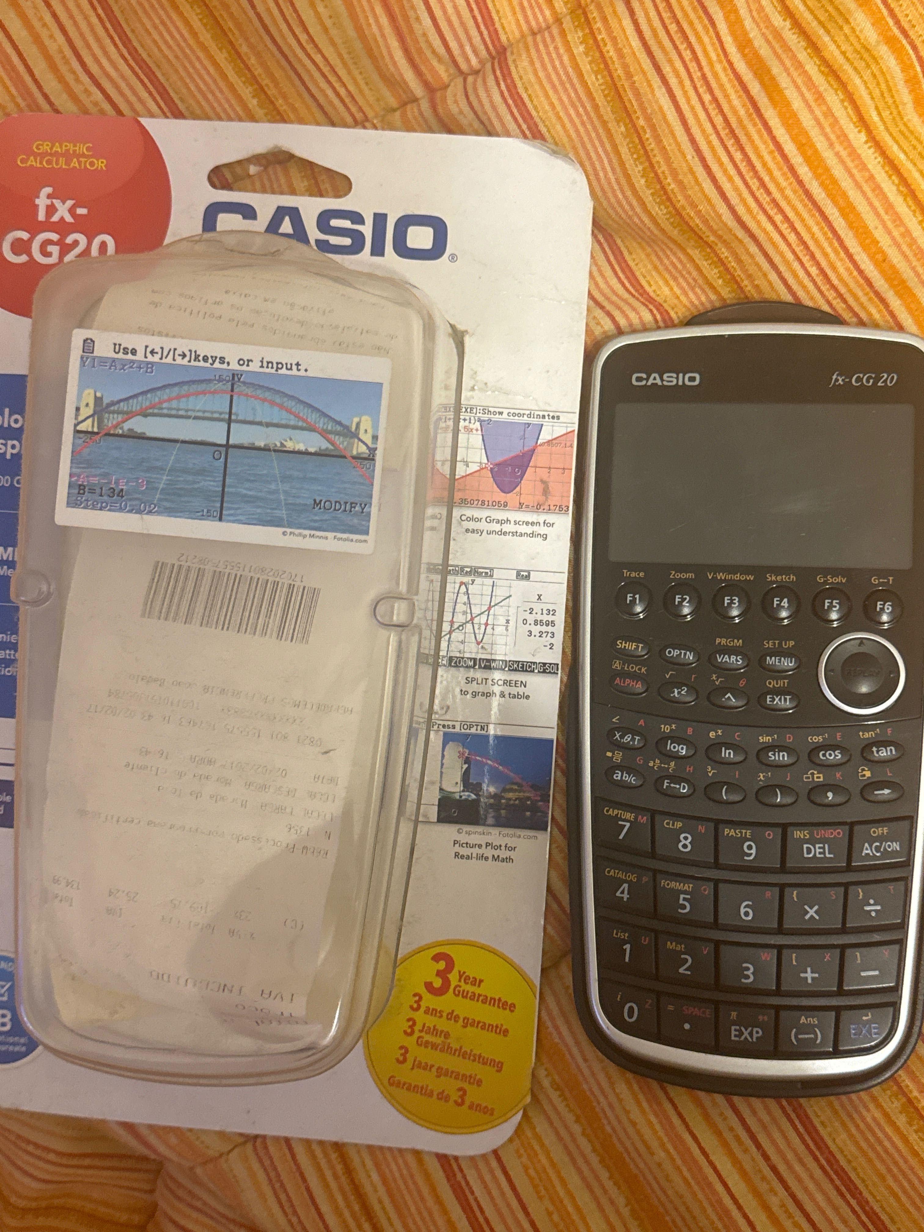 Máquina gráfica casio nunca usada