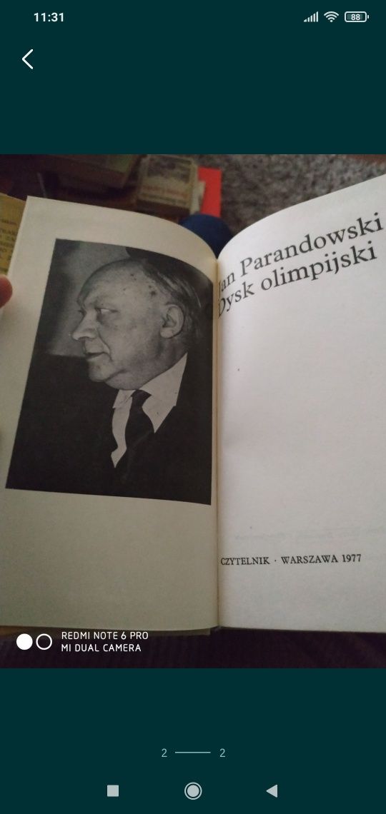 Pan Parandowski. Dysk olimpijski. 1977