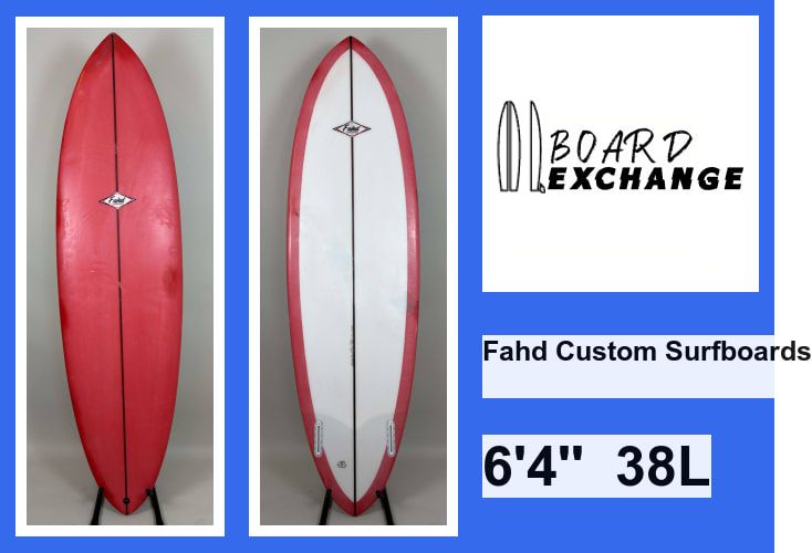 Prancha de Surf - Fahd Custom Surfboards  6'4''