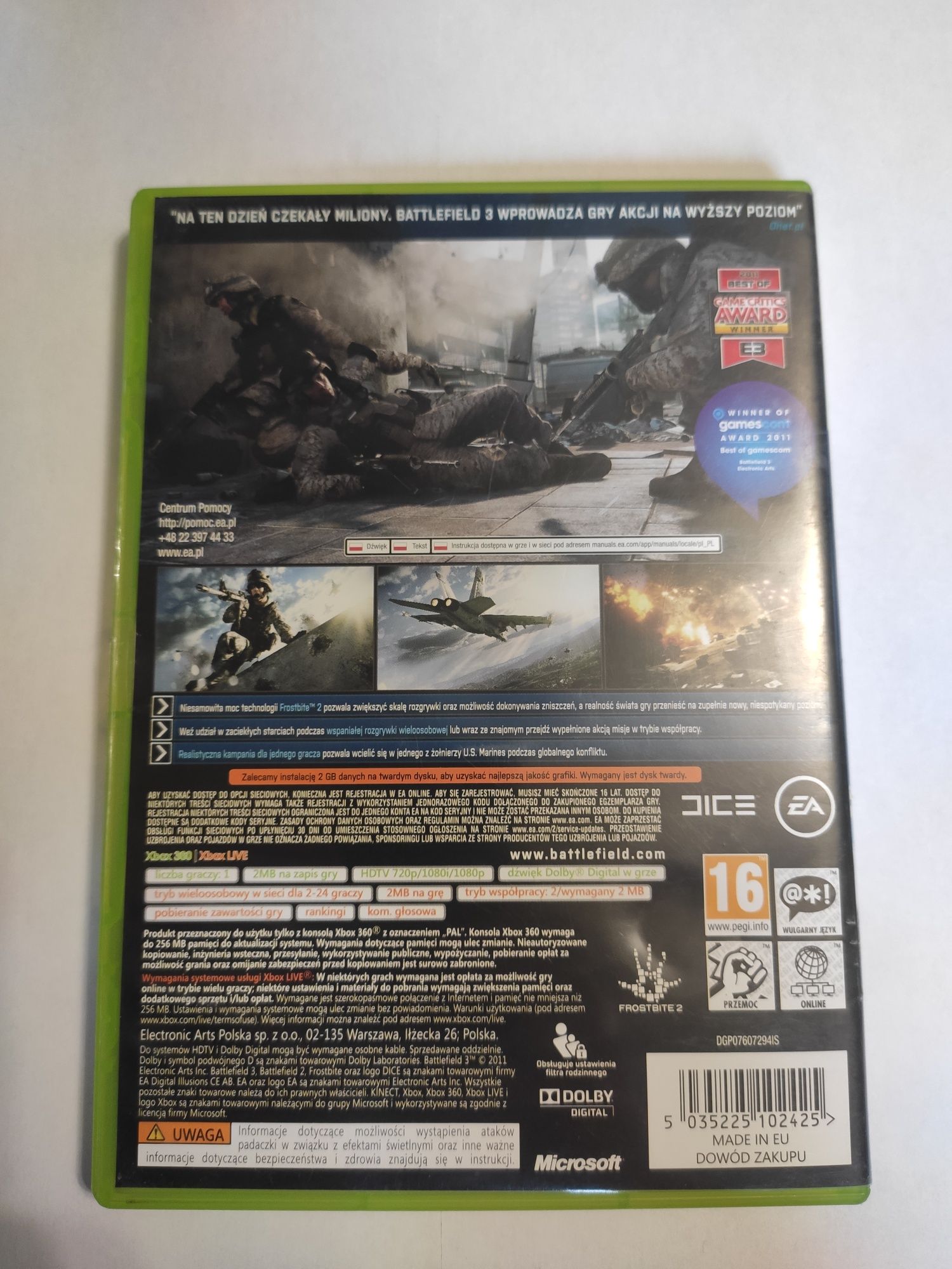Battlefield 3 (PL) Xbox 360