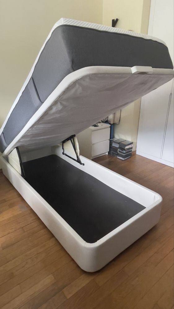 Sommier Ikea KVITSÖY + Colchão EMMA original