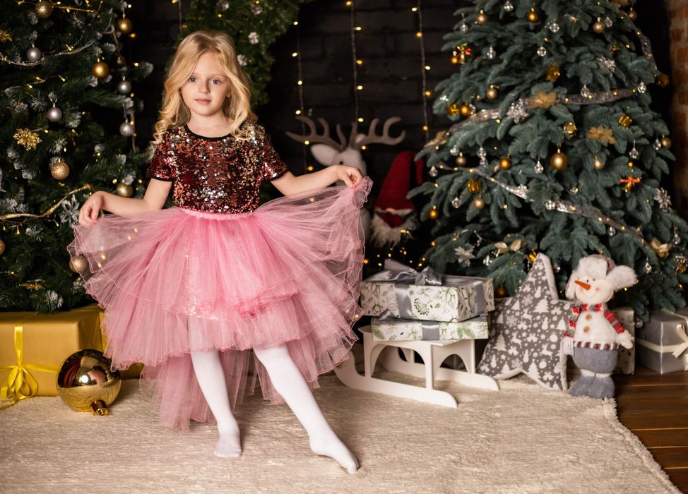 Сукні фемелі лук, новорічні, для фотосессії, урочистої події