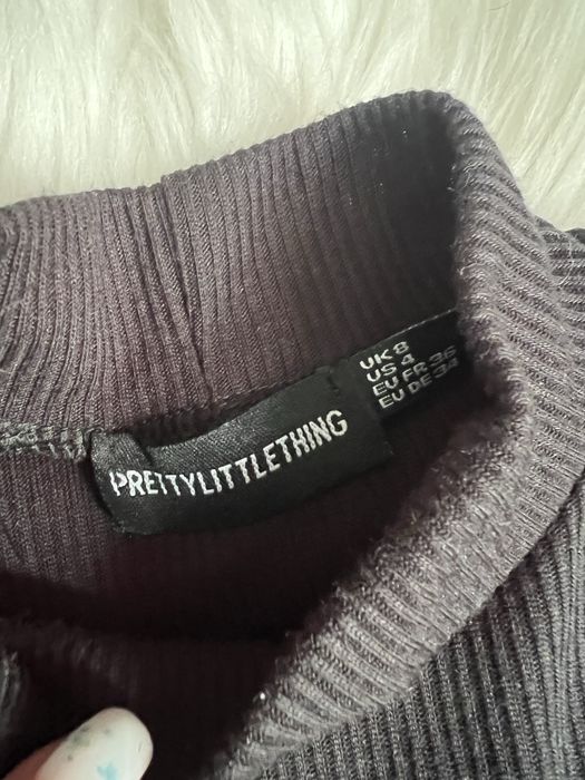 кроп топ з відкритою спиною рубчик plt , лонгслів