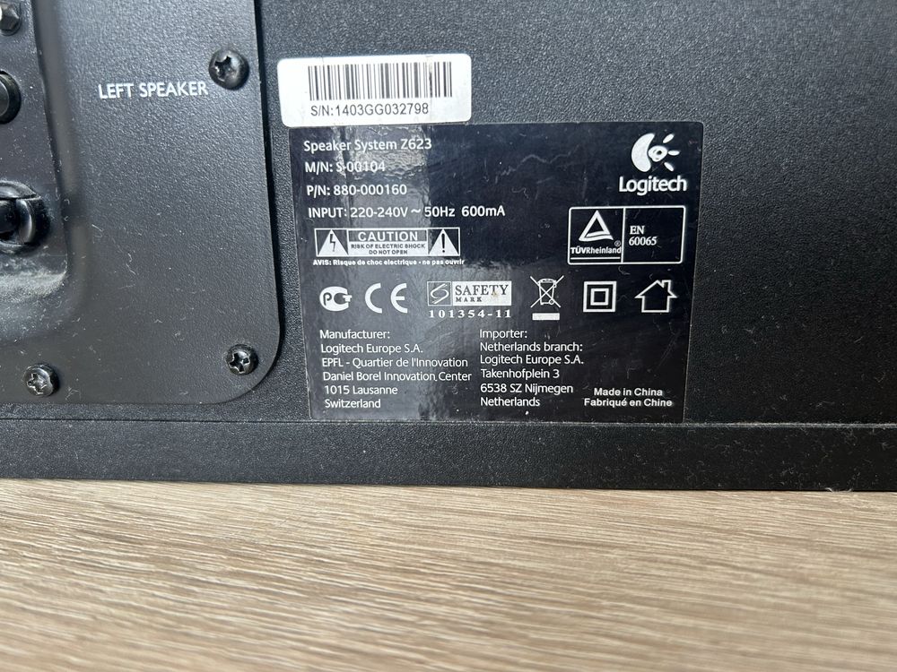 Nagłośnienie do komputera logitech