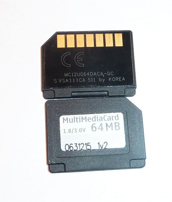 cartao de memoria MMC 64MB