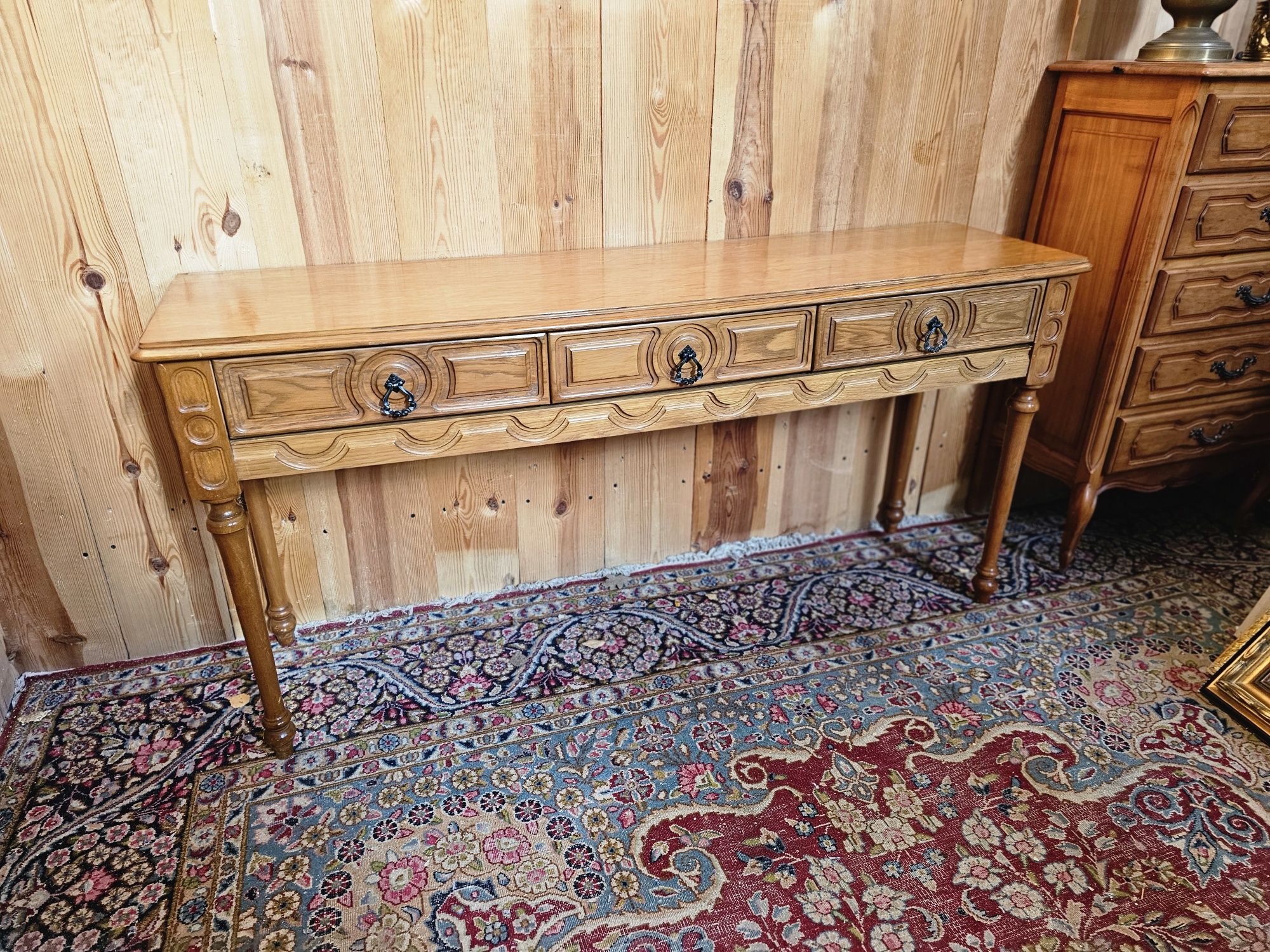 Duża konsola komoda z szufladkami 149 cm #1564 Stylowy Węgrów