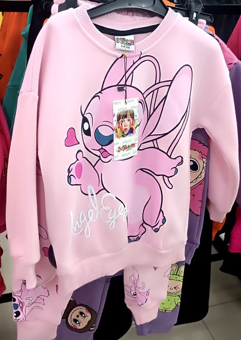 Костюм спортивный теплий Балерина Капучина,Лабубу,Капибара для девочек