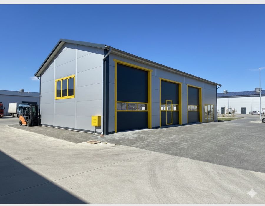 Plyta warstwowa Konstrukcje stalowe Budynki Hale Garaże