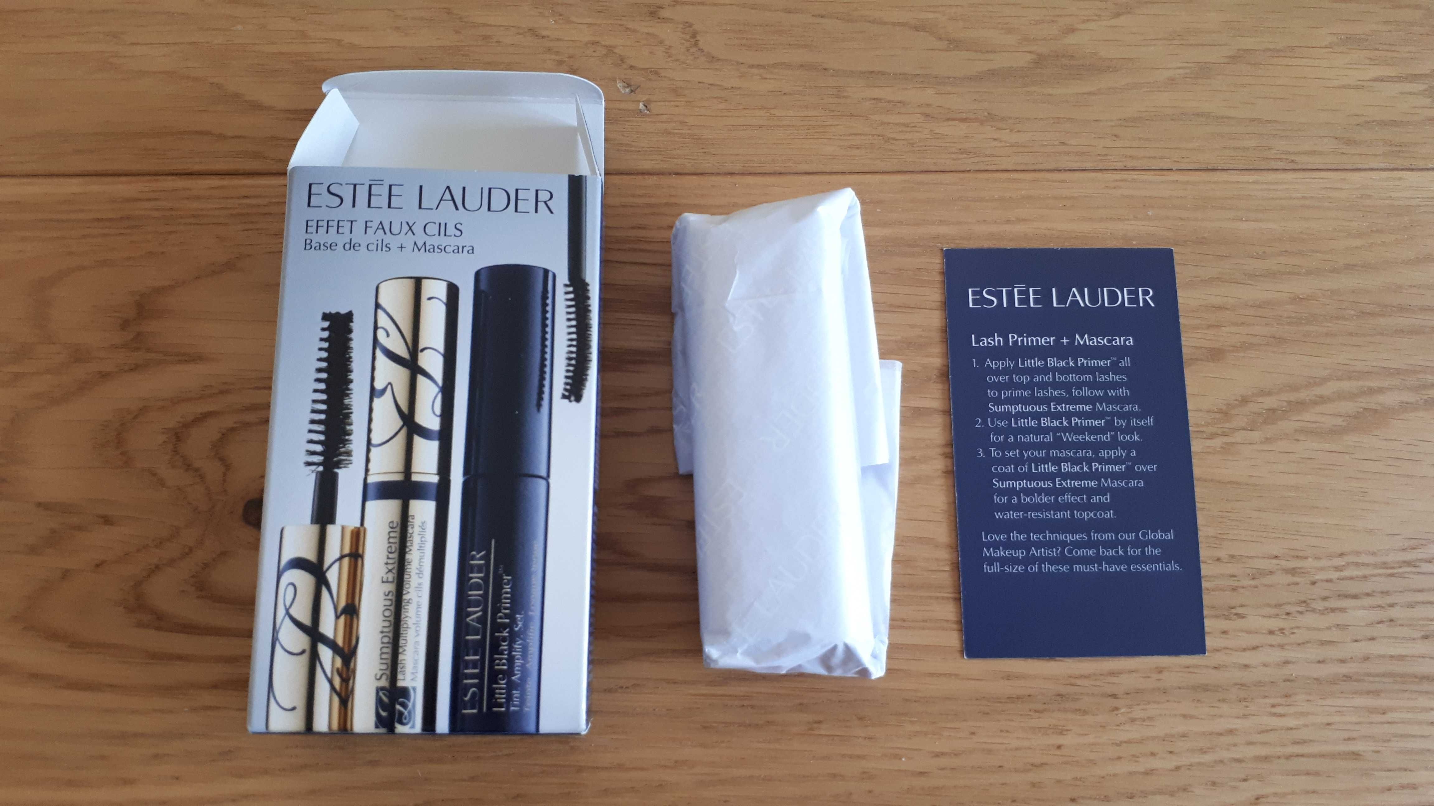 Nowy zestaw Estee Lauder Somptuous Extreme Mascara  + Primer