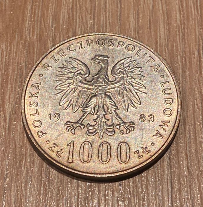 1000 złotych 1983 Jan Paweł II srebro