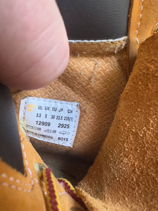 Ботинки Timberland оригинал Размер 38