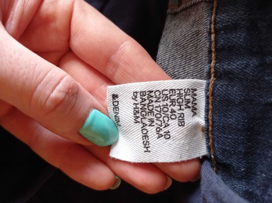 Spodnie ciążowe jeansy M/L