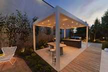 Pergola Ogród zimowy Zadaszenie tarasu Lamele Nowoczesny Design