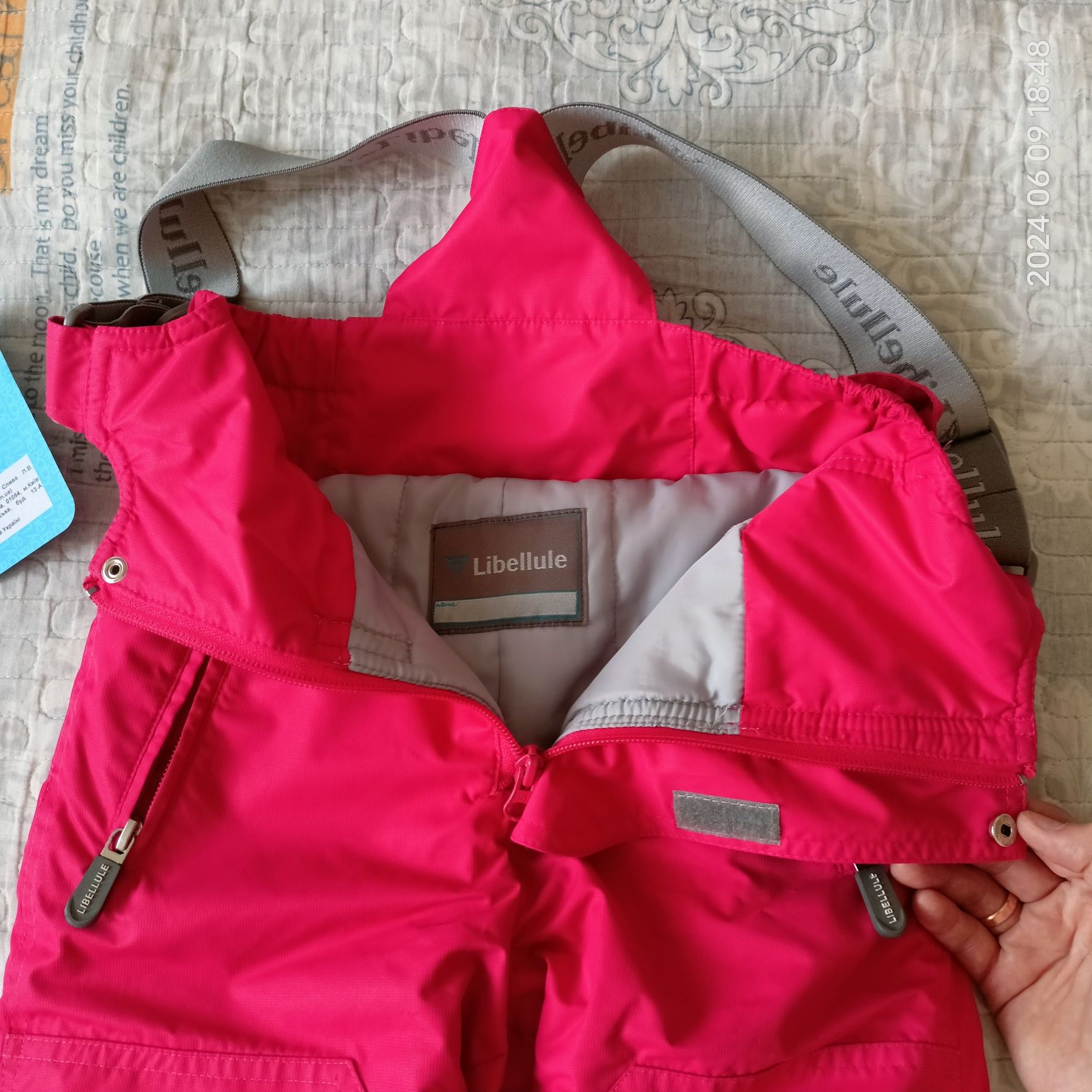 Зимовий комплект куртка, напівкомбінезон babyline libellule 98 р.