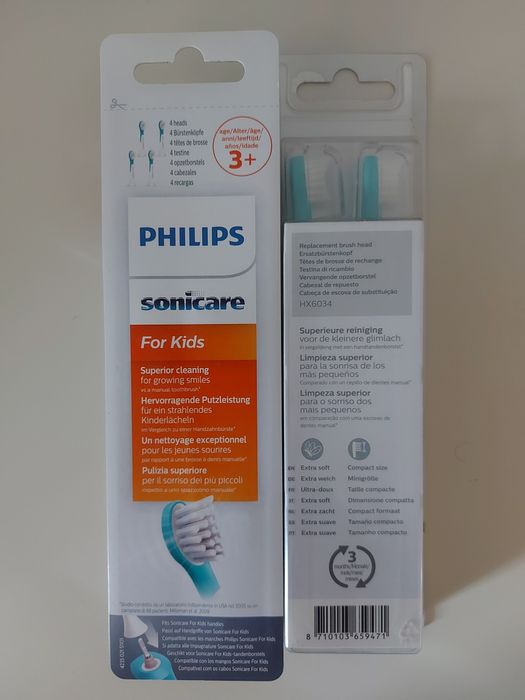 Насадки дитячі  Philips sonicare For Kids HX6034,  HX6032
