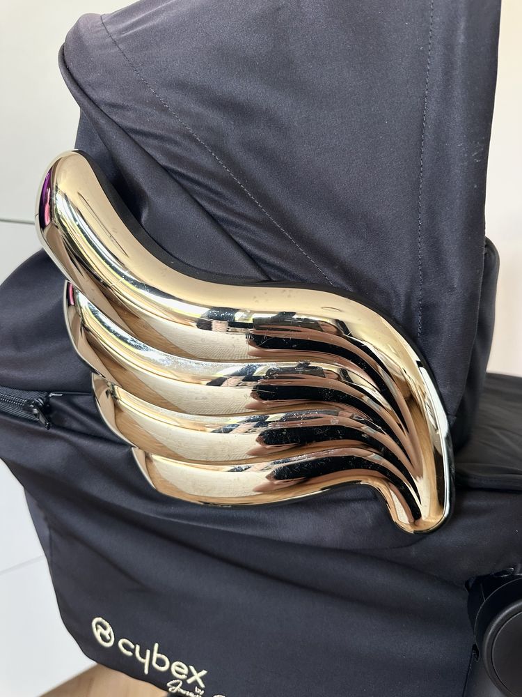 Wózek CYBEX PRIAM by Jeremy Scott 3w1 + baza i akcesoria