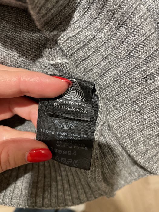 100% вовна светр кардиган на блискавці M/L massimo