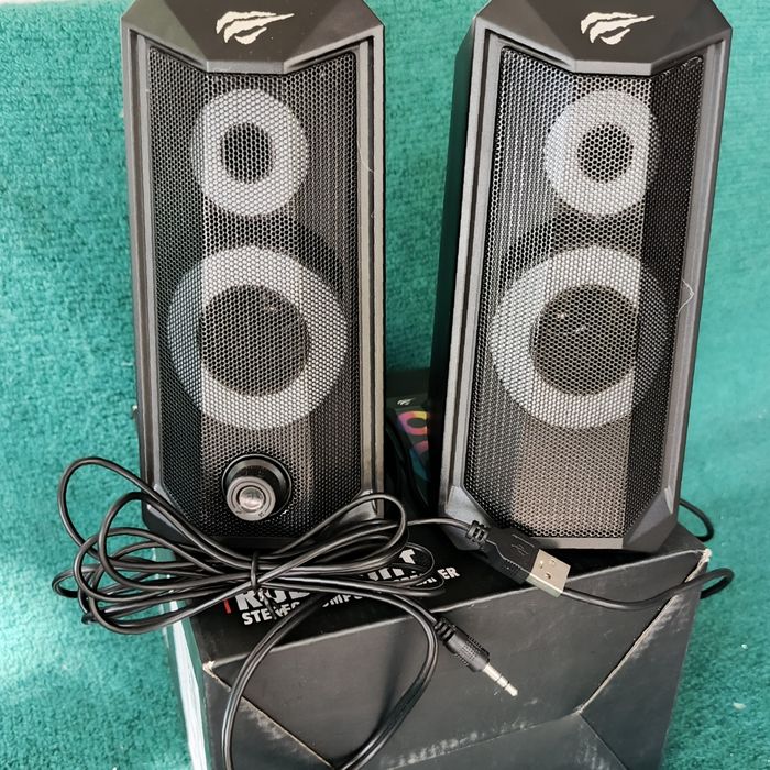 Акустичні колонки для комп'ютера з динамічним підсвічуванням Havit HV