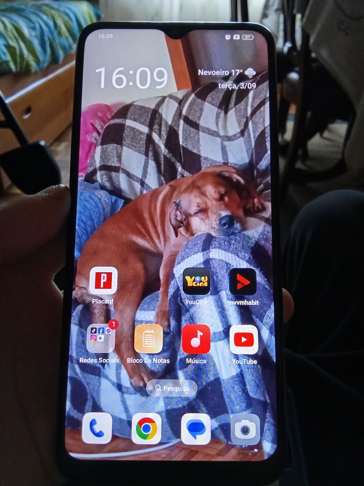 OPPO A57S 128GB semi novo