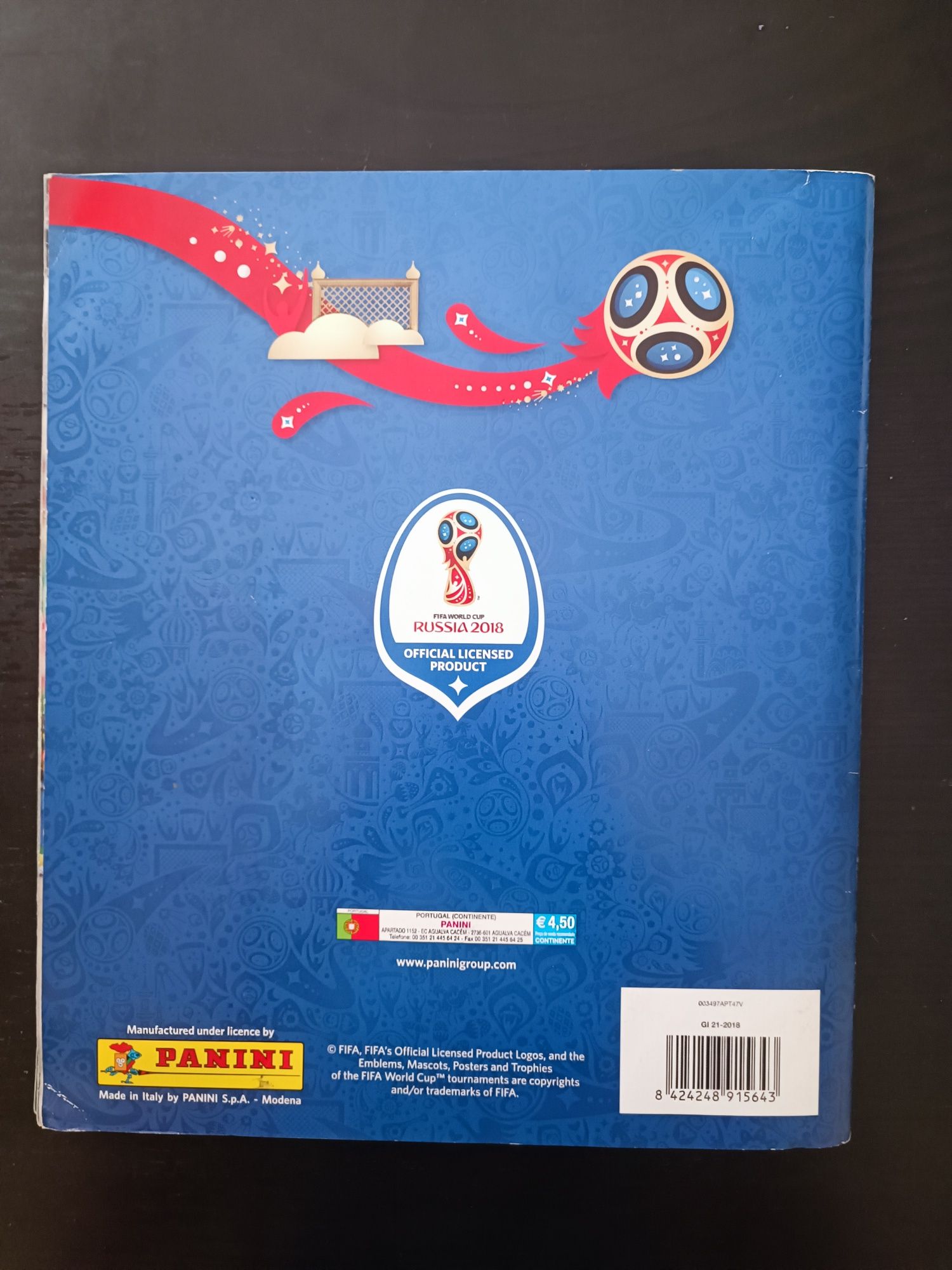 Caderneta mundial 2018 completa