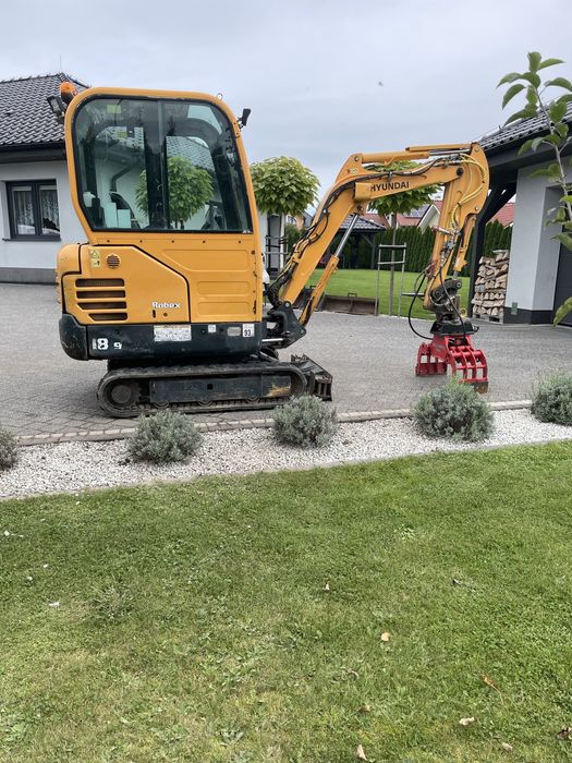 Minikoparka Hyundai Robex 18-9 rok 2018 2 tony Jcb Kubota Bobcat Volvo