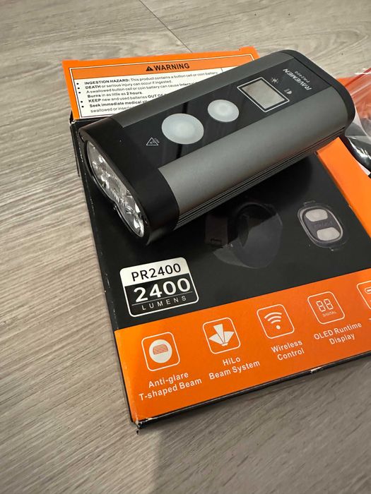 Світло, велофара, ліхтарі Ravemen PR2400 PR1400 K1800 CR1000