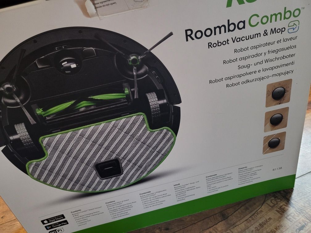 Sprzedam używany odkurzacz z mopowaniem iRobot Roomba Combo