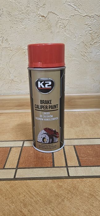 K2 czerwony lakier do zacisków spray caliper kaliper brake paint