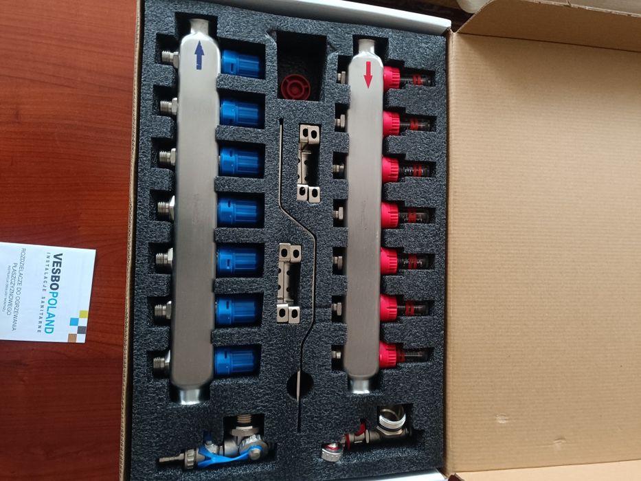 Rozdzielacz do ogrzewania i inox 6 i 7 inox