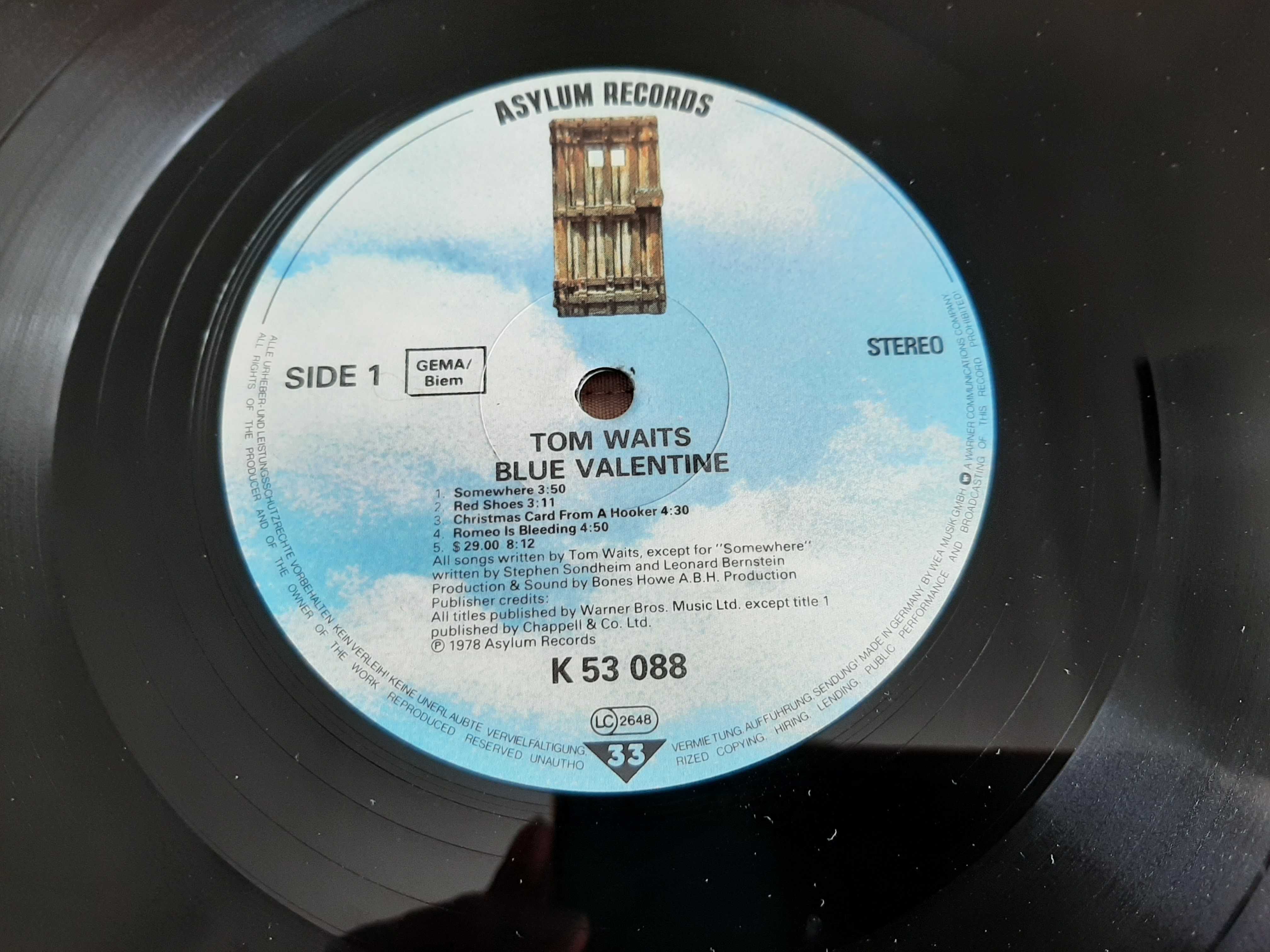 Tom Waits - Blue Valentine - EU - Vinil LP