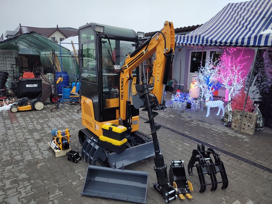 Minikoparka RELYMG 12 komplet