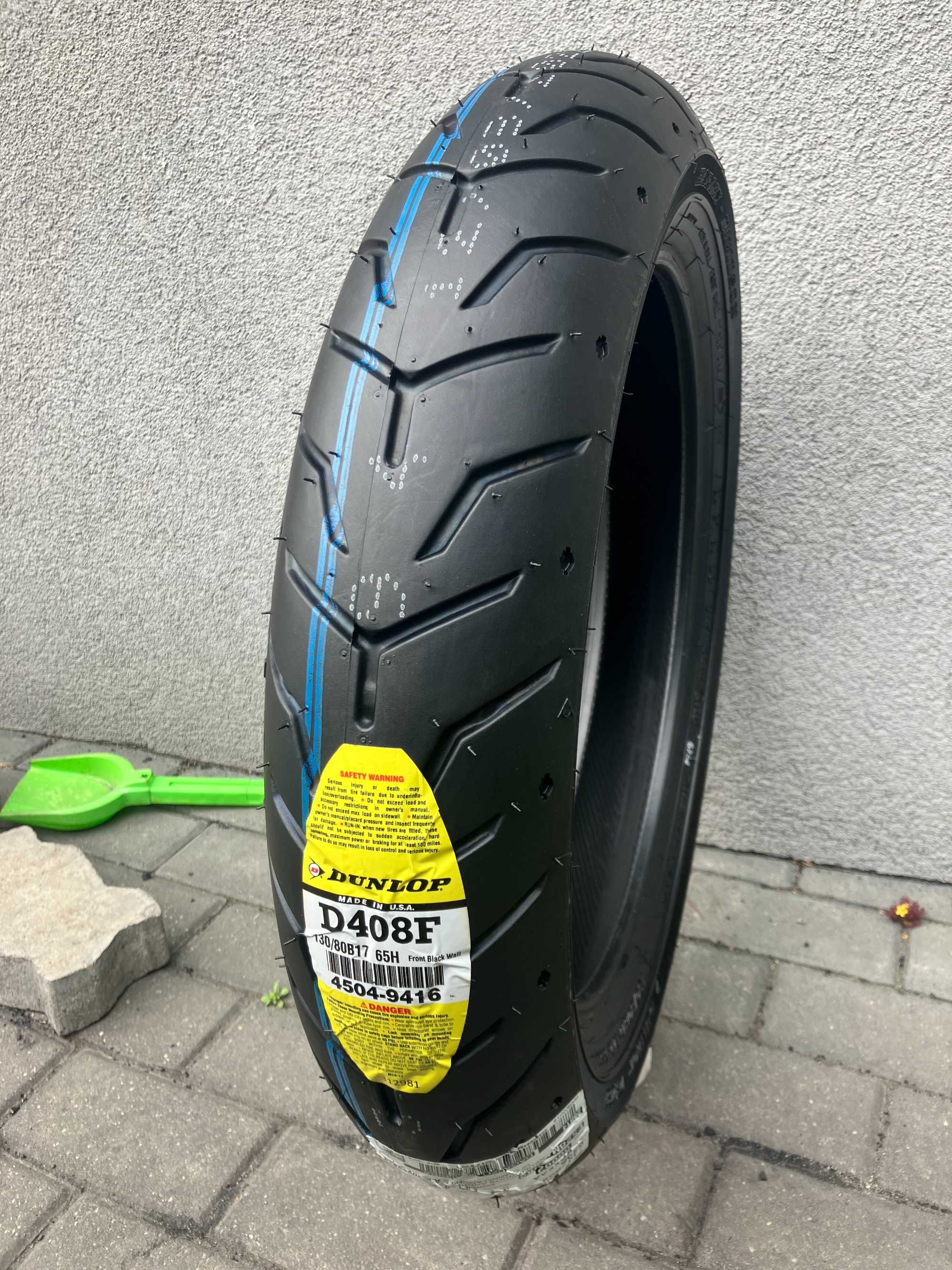 130/80B17 Dunlop D408F H-D Road King Electra Glide CVO Screaming Eagle