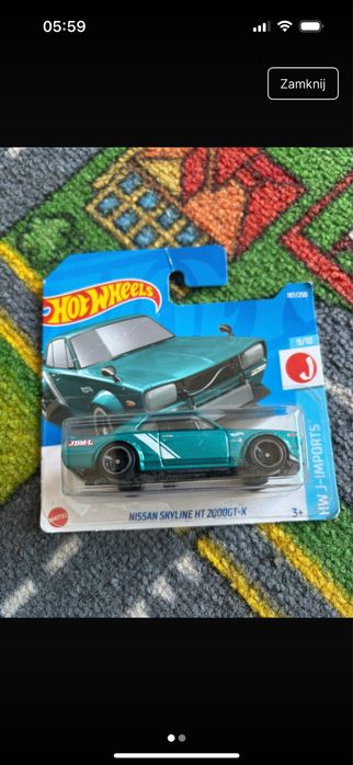 Hot wheels zestaw 6 autek ze zdjecia