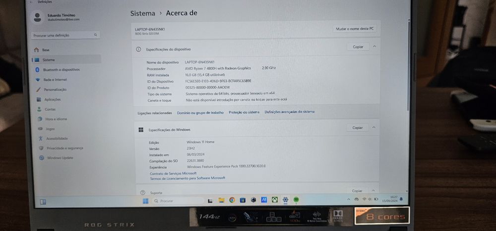 ROG Strix G15 Urgente