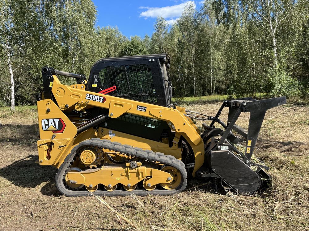 Mulczer ładowarka CAT 259D3 2022 rok 250 mth Polski salon bobcat