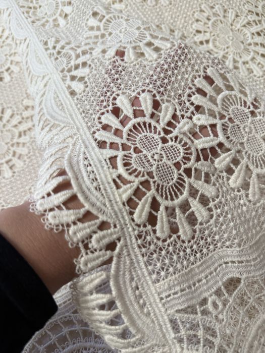 Francuska kapa na łóżko kkc narzuta gipiura