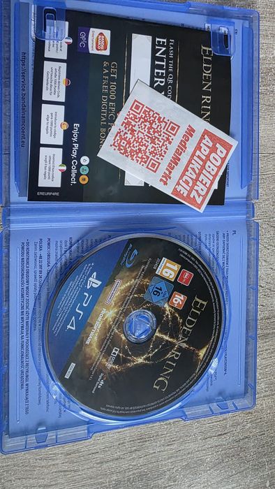Płyta do ps4 I ps5 elden ring i god of war ranagarok