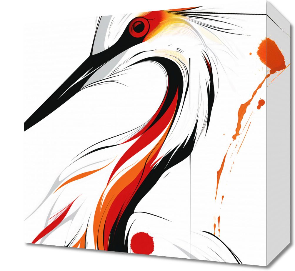 Obraz 30x30cm Bocian