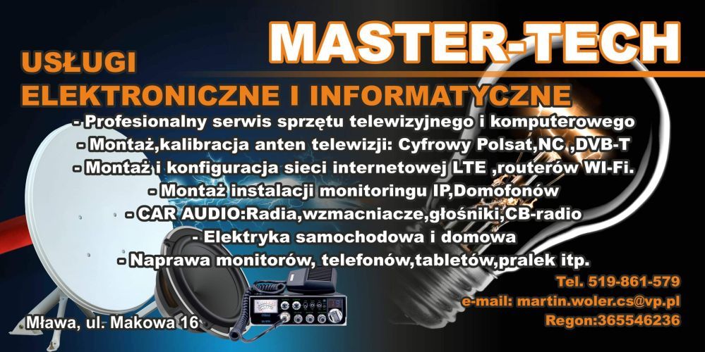 Serwis  RTV-AGD:Komputery , Anteny ,Telewizory , Cb-Radio,