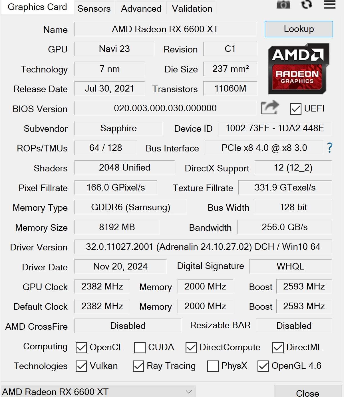 Ігровий ПК R5 3600, RX6600XT.