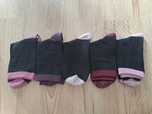Skarpety damskie, czarne, rozmiar 35-38