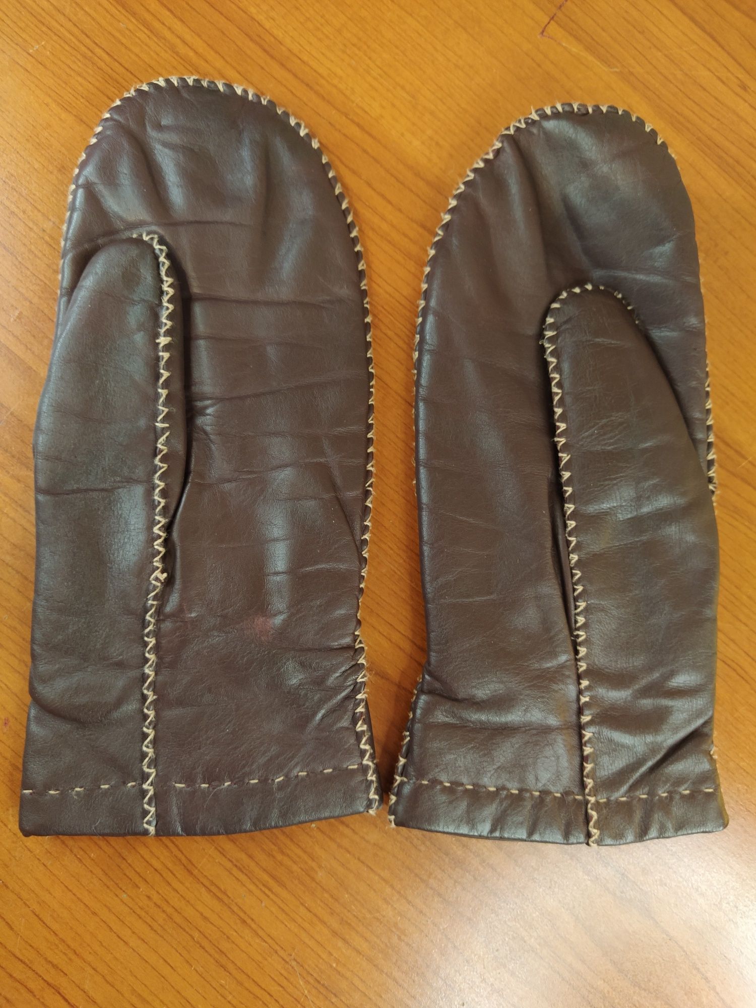 Damskie rękawiczki zimowe jednopalczaste PRL vintage