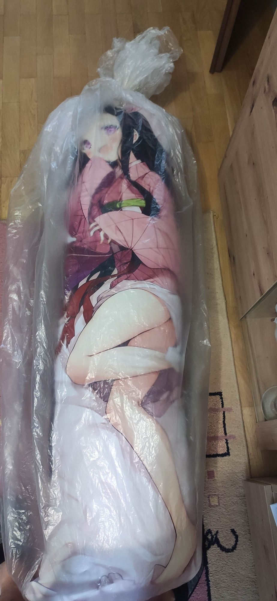 Подушка Дакімакура Незуко з Аніме клинок 150 см нова з магазину