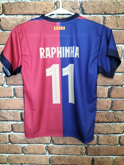 Koszulka piłkarska dziecięca FC Barcelona Raphinha rozm. 134