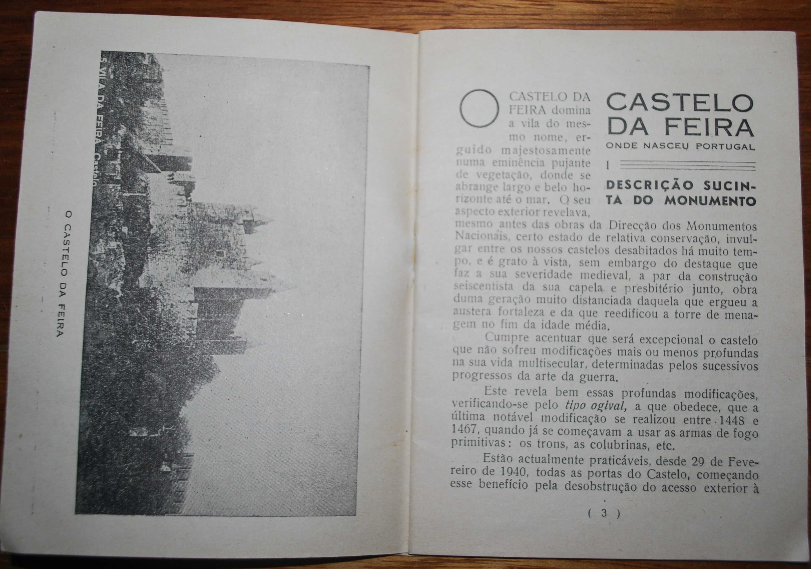 Castelo da Feira (Onde Nasceu Portugal) 2ª Edição Ano 1950